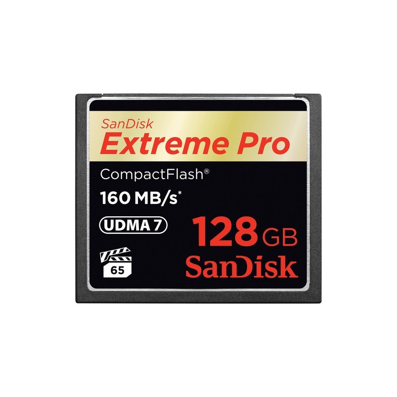 SanDisk Extreme Pro 128 GB CompactFlash Speicherkarte bis zu 160 MB/s